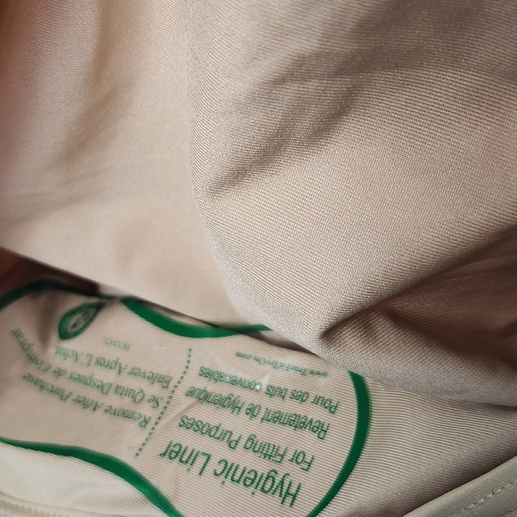 MICHAEL Michael Kors Logo Khaki One Piece Swimsuit Size 10 Padded NWT - Picture 5 of 9